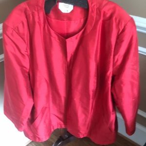 Talbots silk blazer